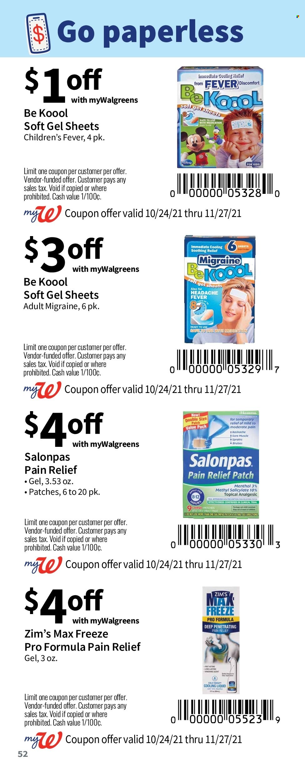 Walgreens ad - 10/24/2021 - 11/27/2021. Page 53