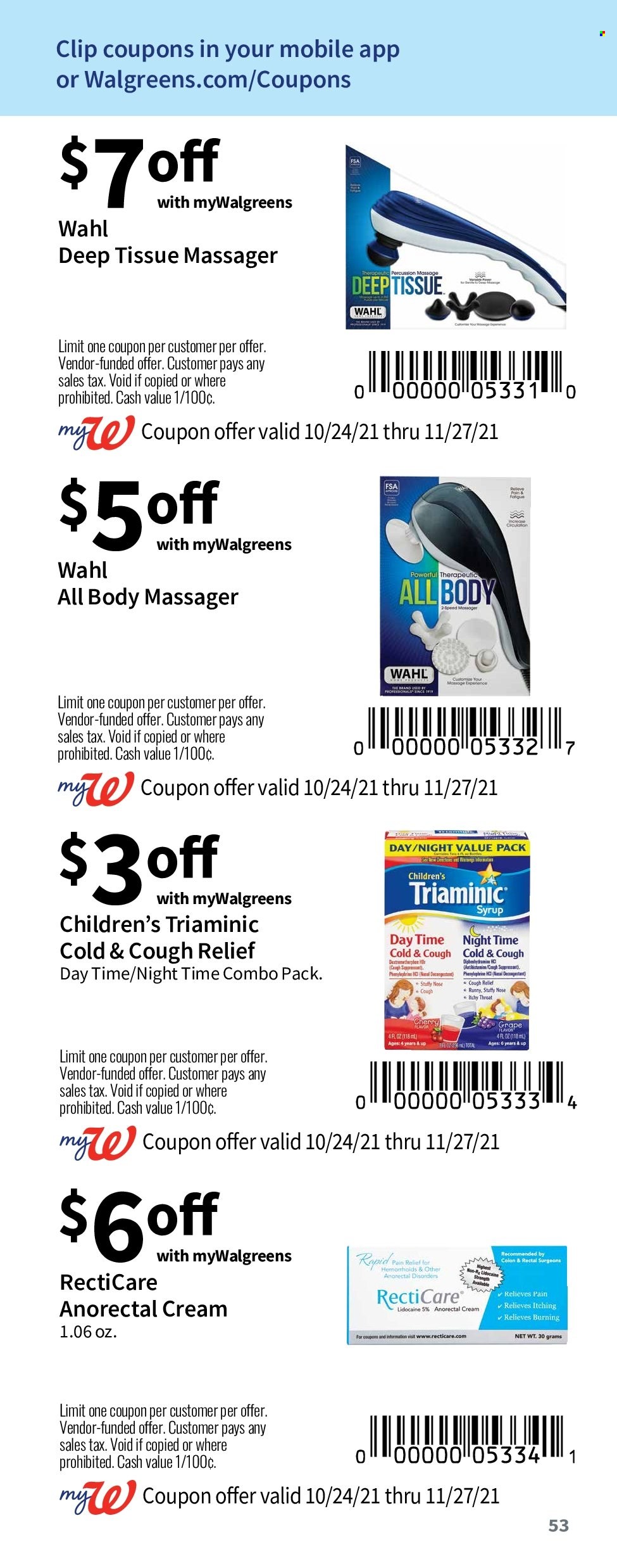 Walgreens ad - 10/24/2021 - 11/27/2021. Page 54