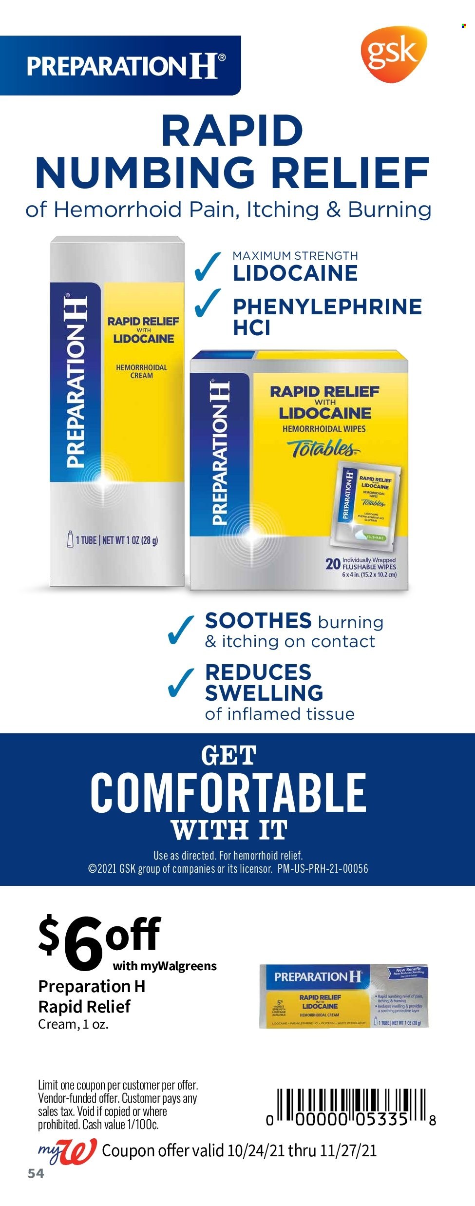 Walgreens ad - 10/24/2021 - 11/27/2021. Page 55