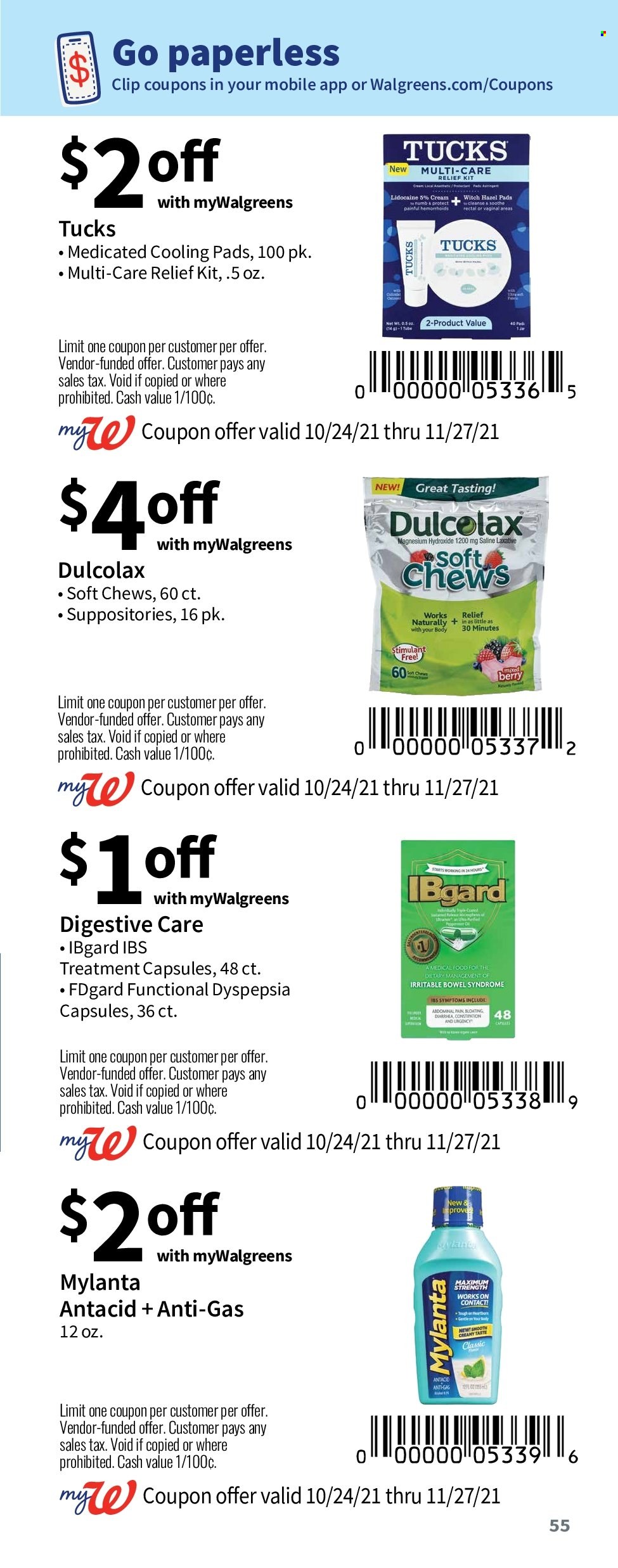Walgreens ad - 10/24/2021 - 11/27/2021. Page 56
