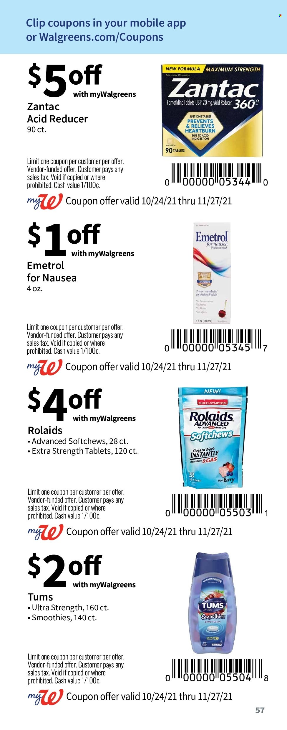 Walgreens ad - 10/24/2021 - 11/27/2021. Page 58