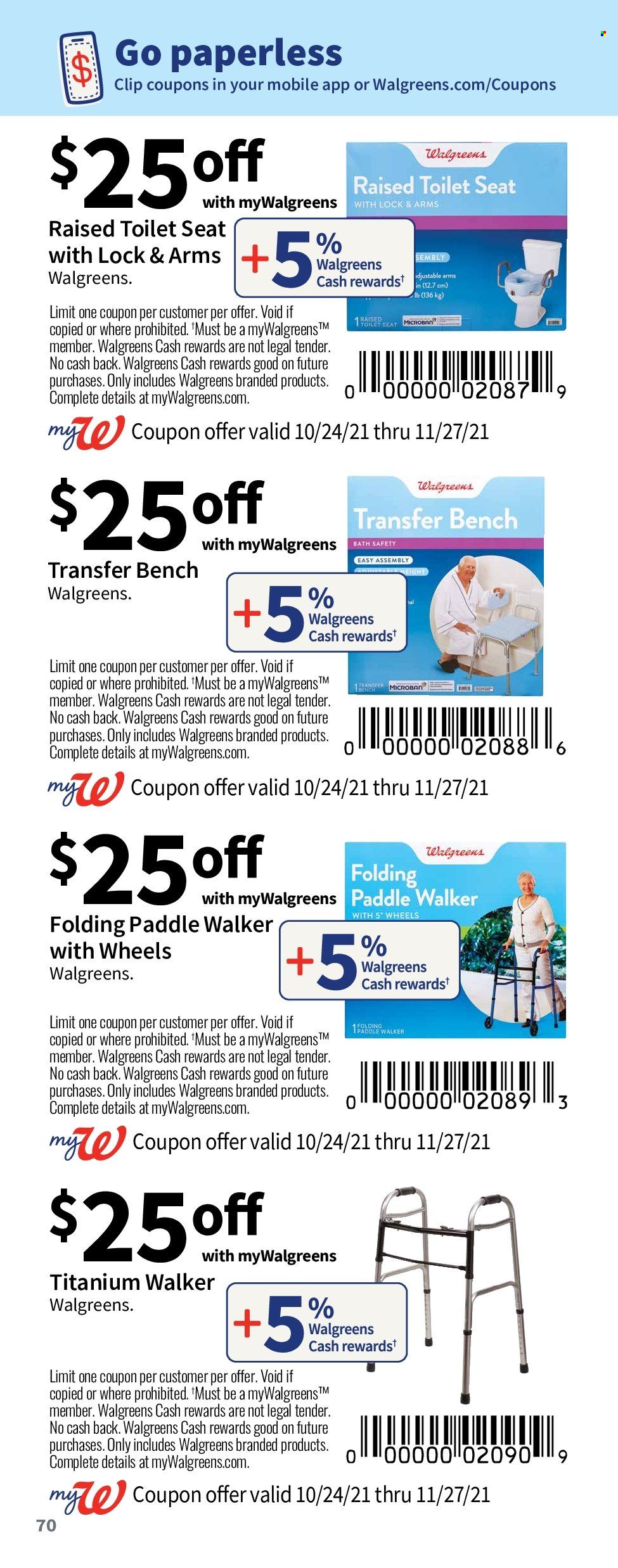 Walgreens ad - 10/24/2021 - 11/27/2021. Page 71