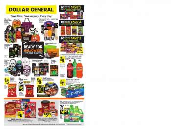 Dollar General Flyer - 10/24/2021 - 10/30/2021.