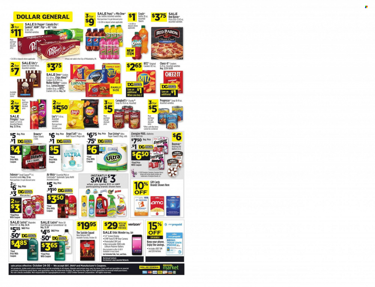 Dollar General ad - 10/24/2021 - 10/30/2021. Page 2