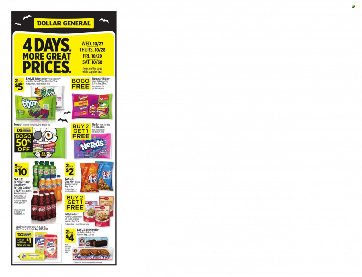 Dollar General ad - 10/24/2021 - 10/30/2021. Page 9