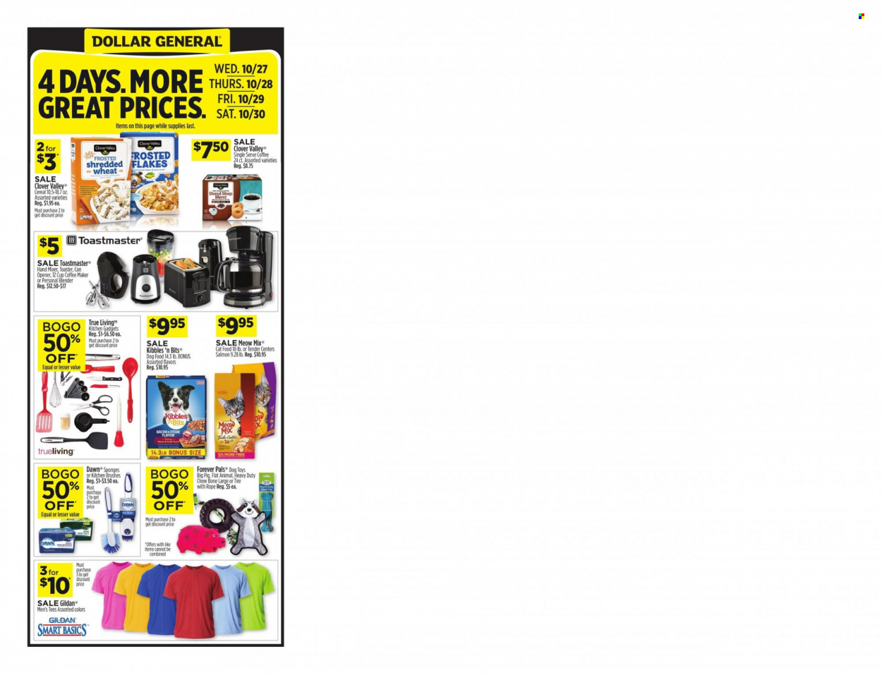 Dollar General ad - 10/24/2021 - 10/30/2021. Page 11