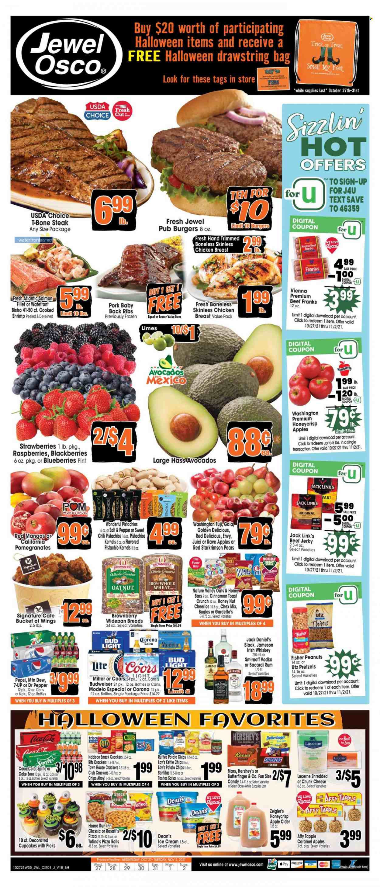 Jewel Osco ad - 10/27/2021 - 11/02/2021. Page 1