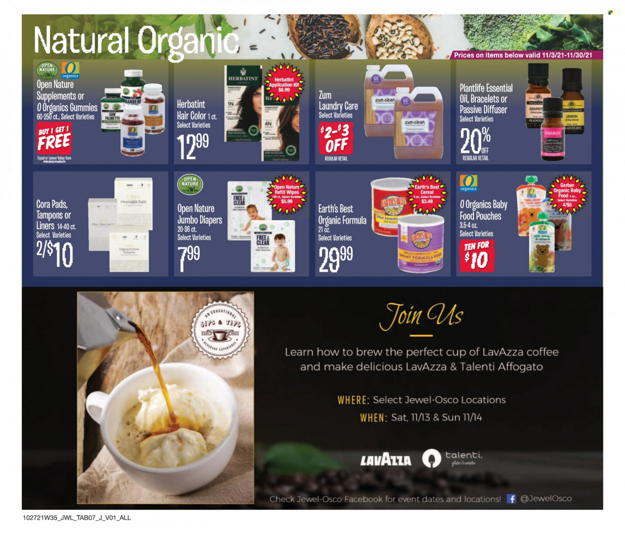 Jewel Osco ad - 10/27/2021 - 11/23/2021. Page 7