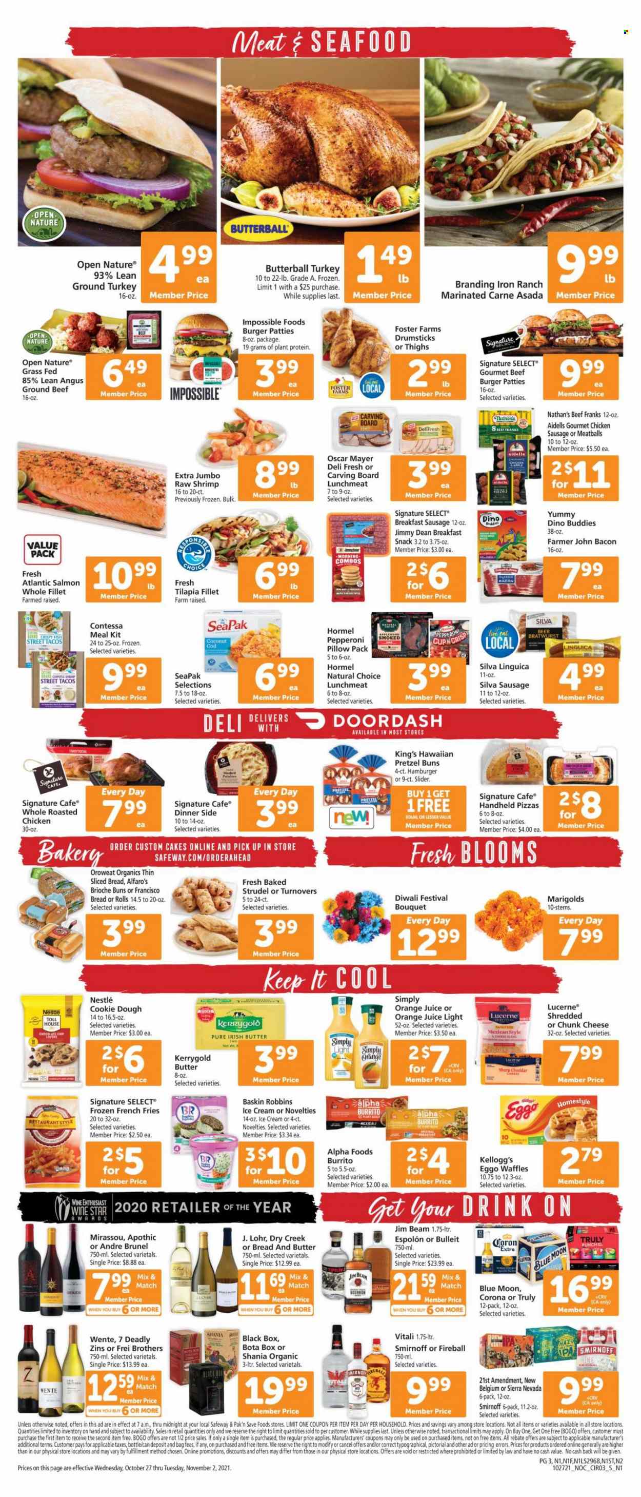 Safeway ad - 10/27/2021 - 11/02/2021. Page 3