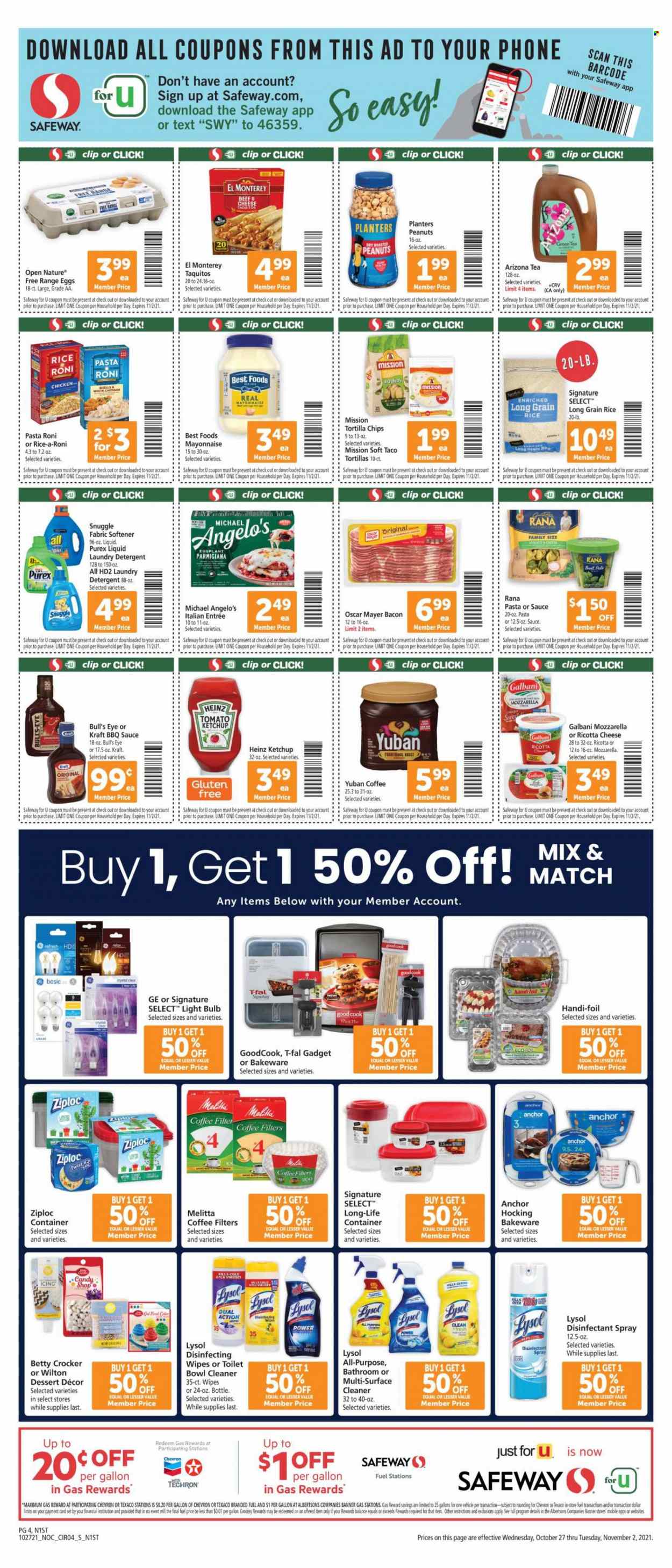 Safeway ad - 10/27/2021 - 11/02/2021. Page 4