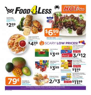 Food 4 Less Flyer - 10/27/2021 - 11/02/2021.