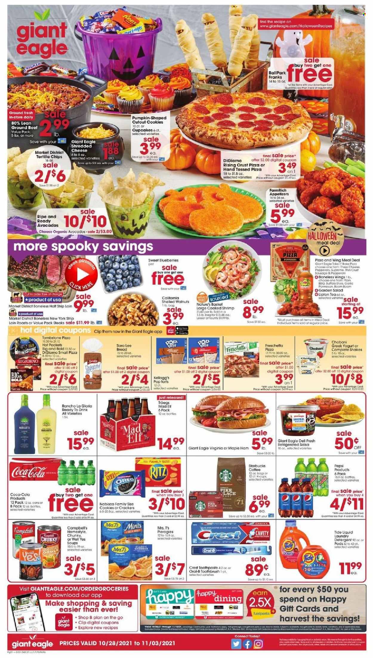 Giant Eagle ad - 10/28/2021 - 11/03/2021. Page 1