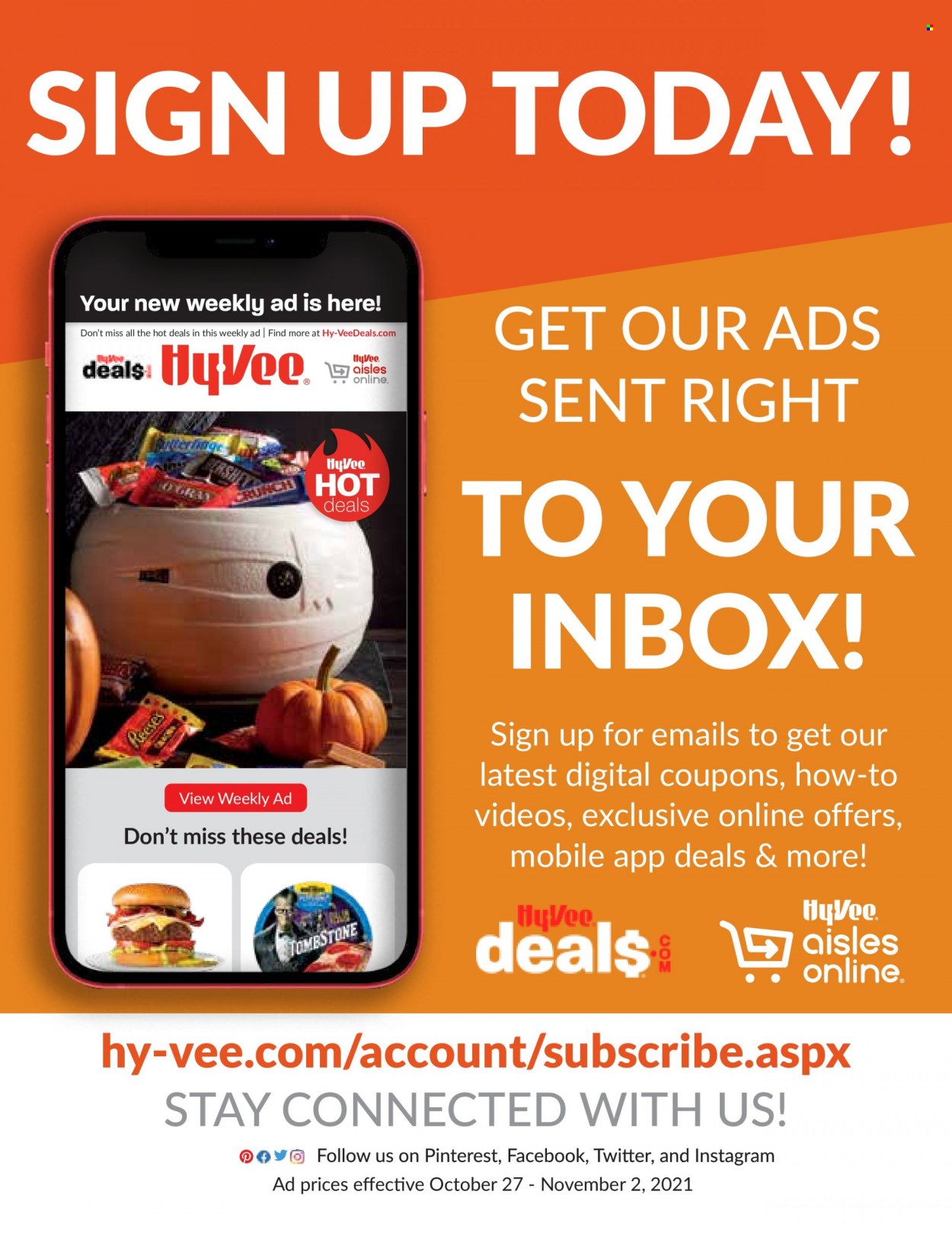 Hy-Vee ad - 10/27/2021 - 11/02/2021. Page 30