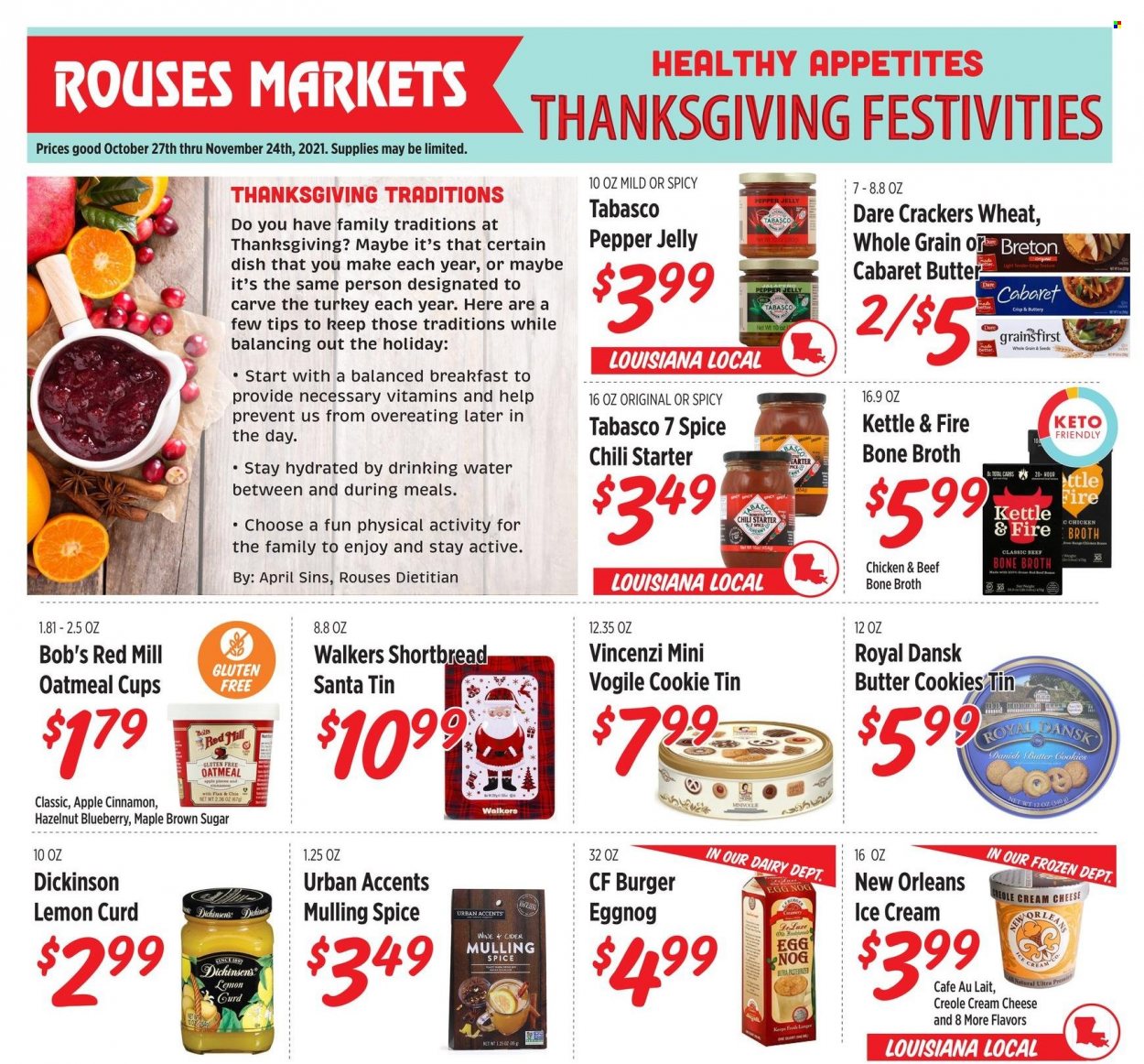 Rouses Markets ad - 10/27/2021 - 11/24/2021. Page 1