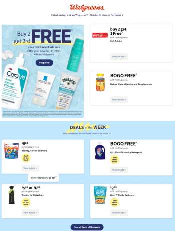 Walgreens Flyer - 10/31/2021 - 11/06/2021.