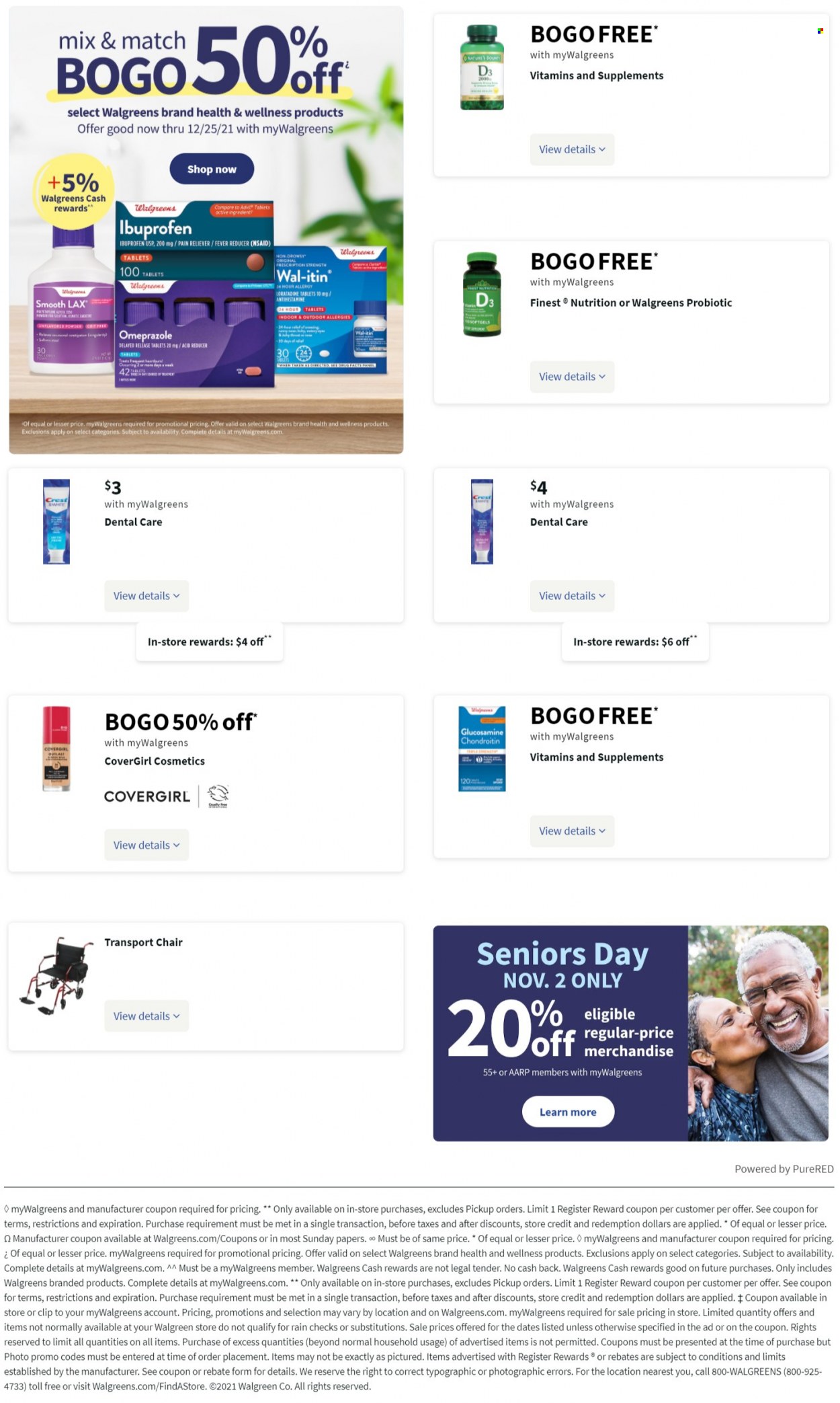 Walgreens ad - 10/31/2021 - 11/06/2021. Page 2
