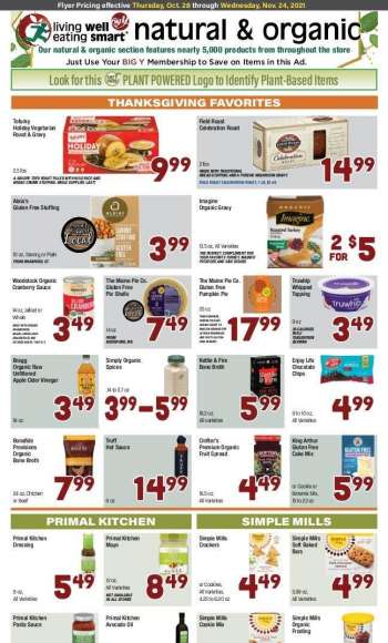 Big Y Flyer - 10/28/2021 - 11/24/2021.