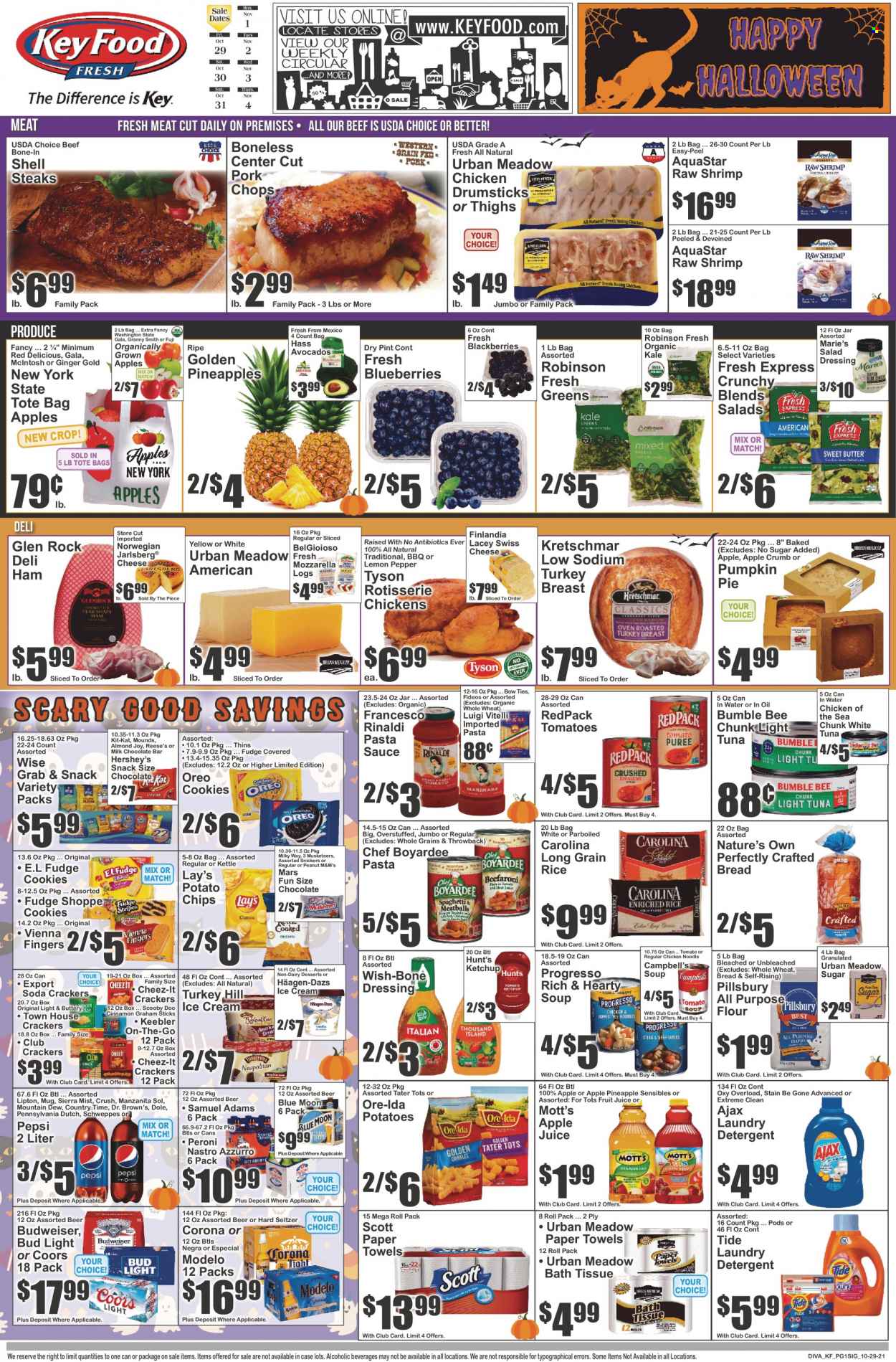 Key Food ad - 10/29/2021 - 11/04/2021. Page 1