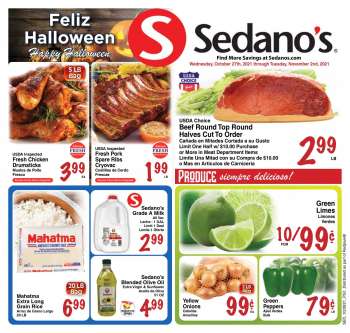 Sedano's Ad