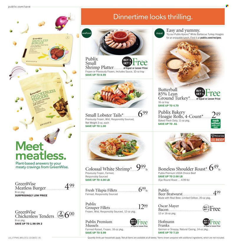 Publix ad - 10/28/2021 - 11/03/2021. Page 4
