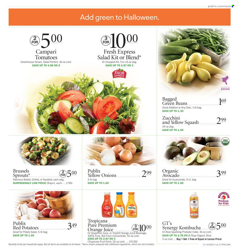 Publix ad - 10/28/2021 - 11/03/2021. Page 7
