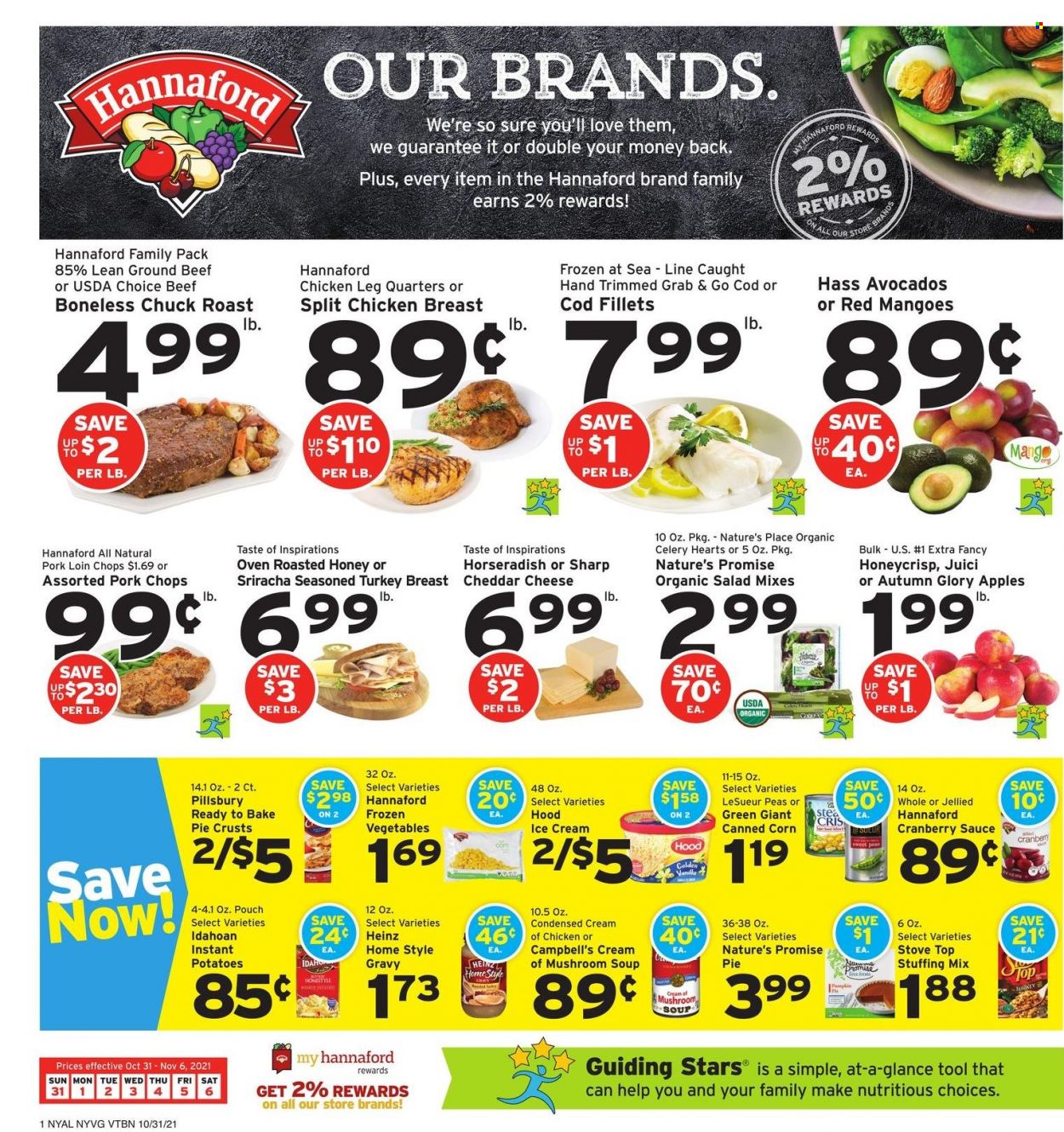Hannaford ad - 10/31/2021 - 11/06/2021. Page 1