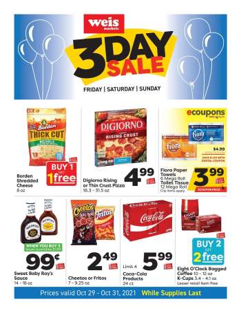 Weis Flyer - 10/29/2021 - 10/31/2021.