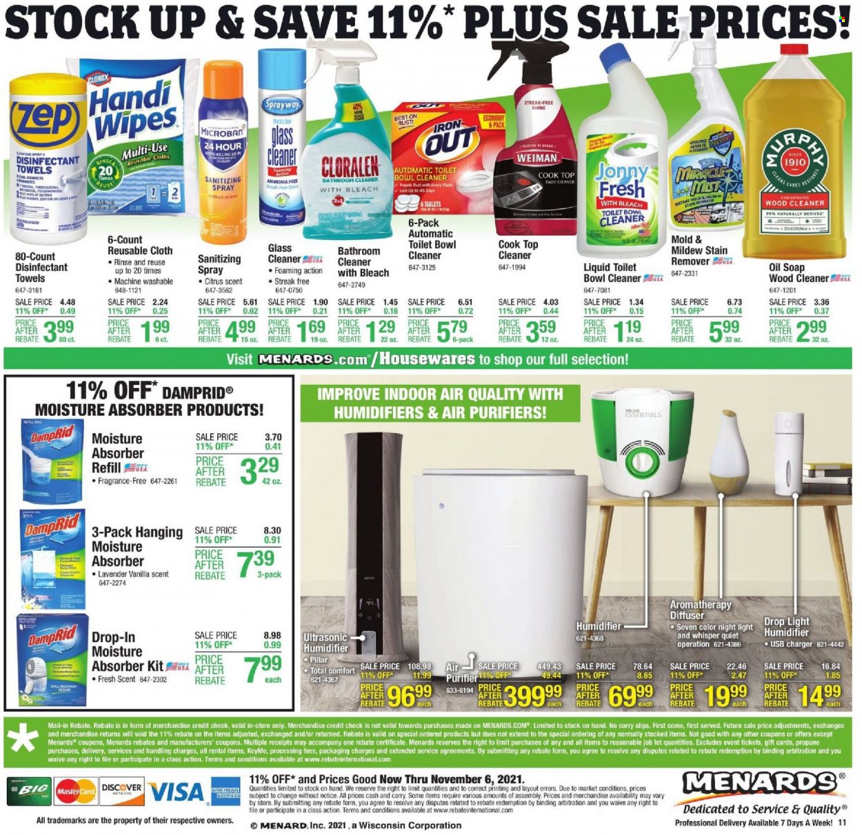Menards ad - 10/28/2021 - 11/06/2021. Page 17