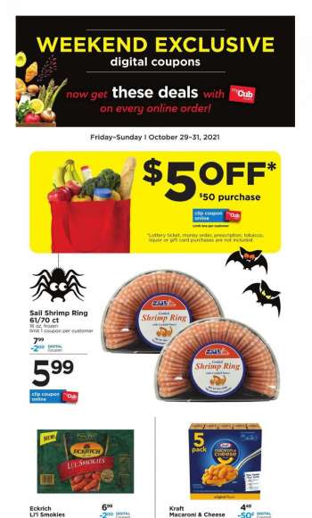 Cub Foods Flyer - 10/29/2021 - 10/31/2021.