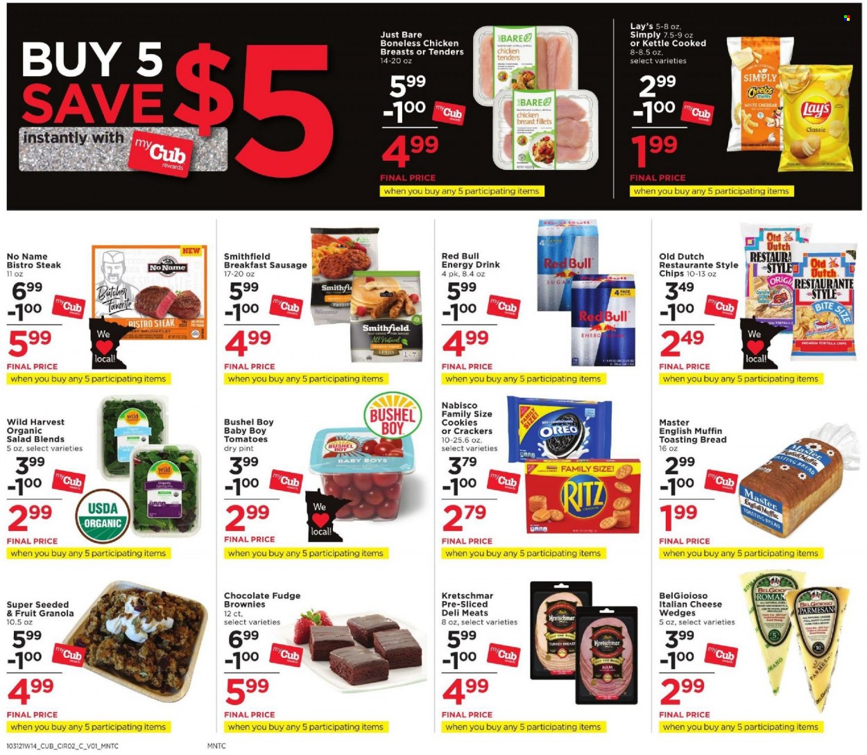 thumbnail - Cub Foods Flyer - 10/31/2021 - 11/06/2021 - Sales products - hamburger, marinade. Page 2.