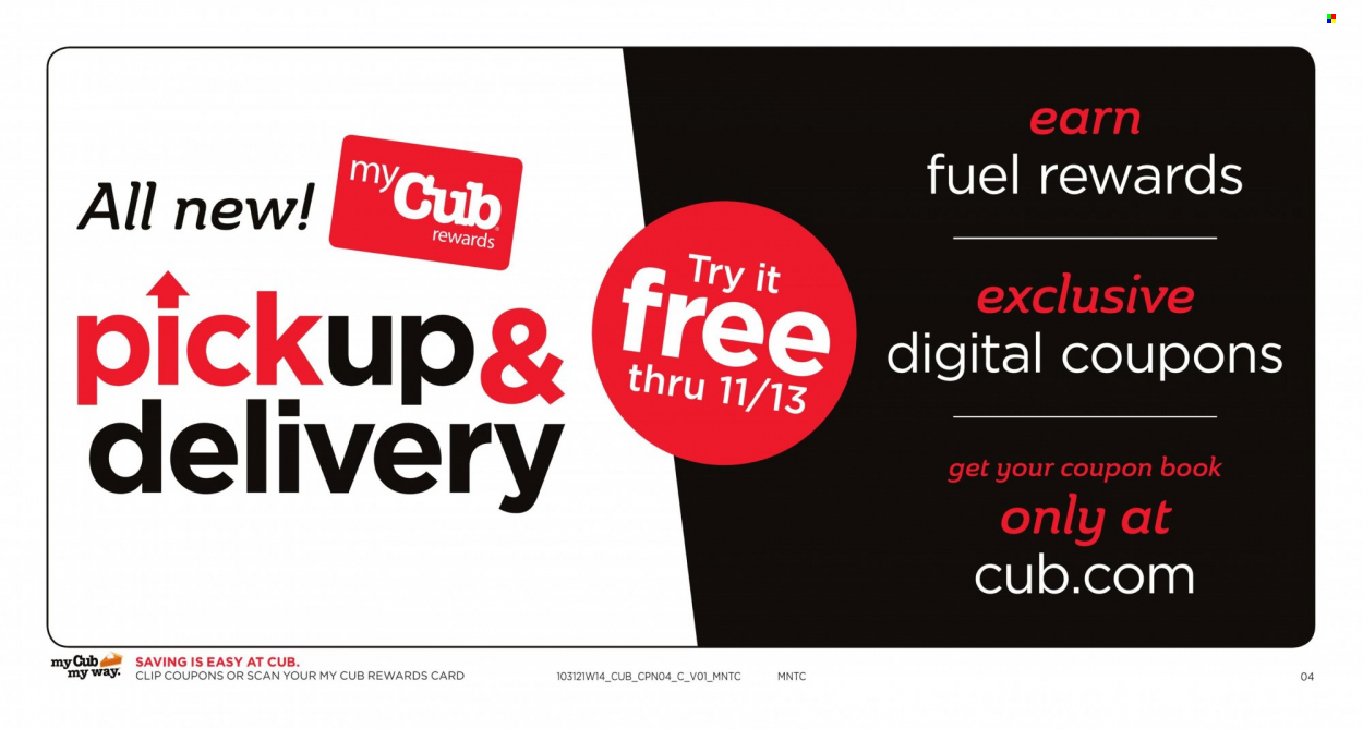 Cub Foods ad - 10/31/2021 - 11/13/2021. Page 4