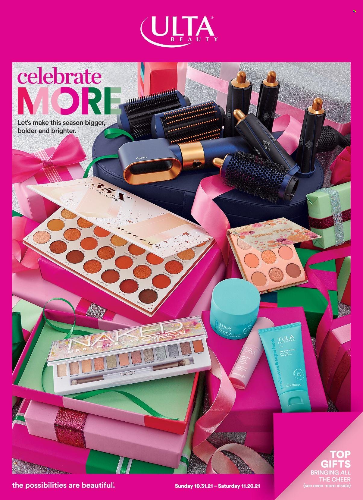 thumbnail - Ulta Beauty Flyer - 10/31/2021 - 11/20/2021 - Sales products - Dyson. Page 1.