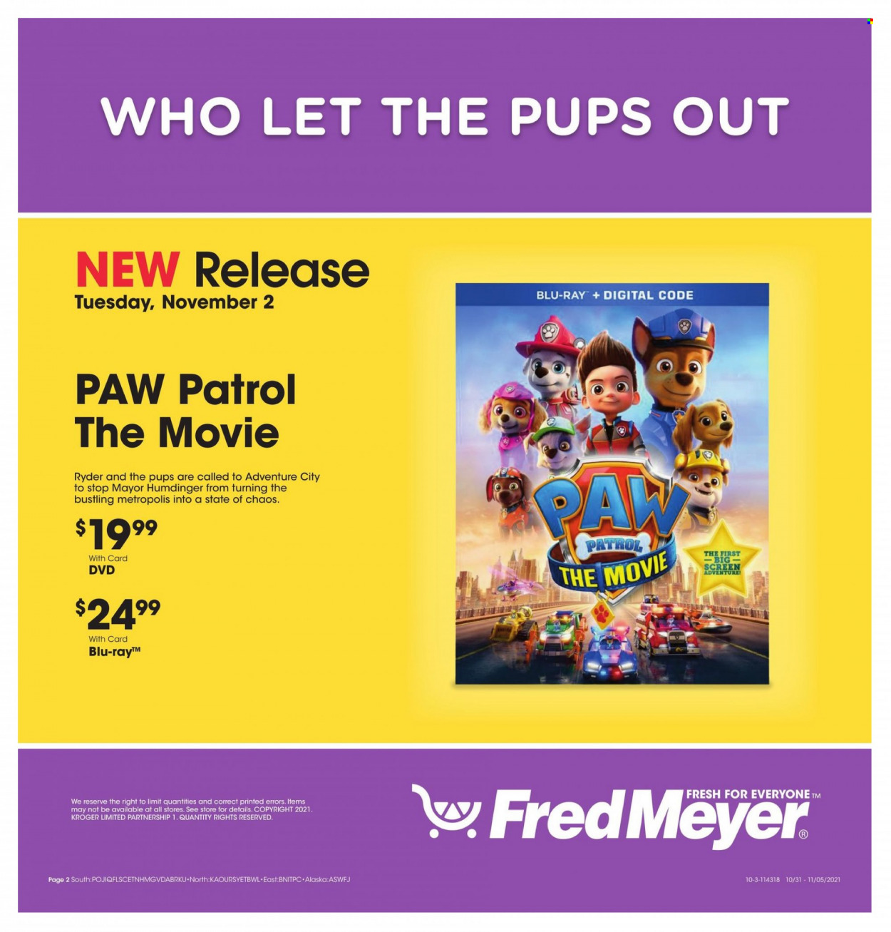 Fred Meyer ad - 10/31/2021 - 11/05/2021. Page 2