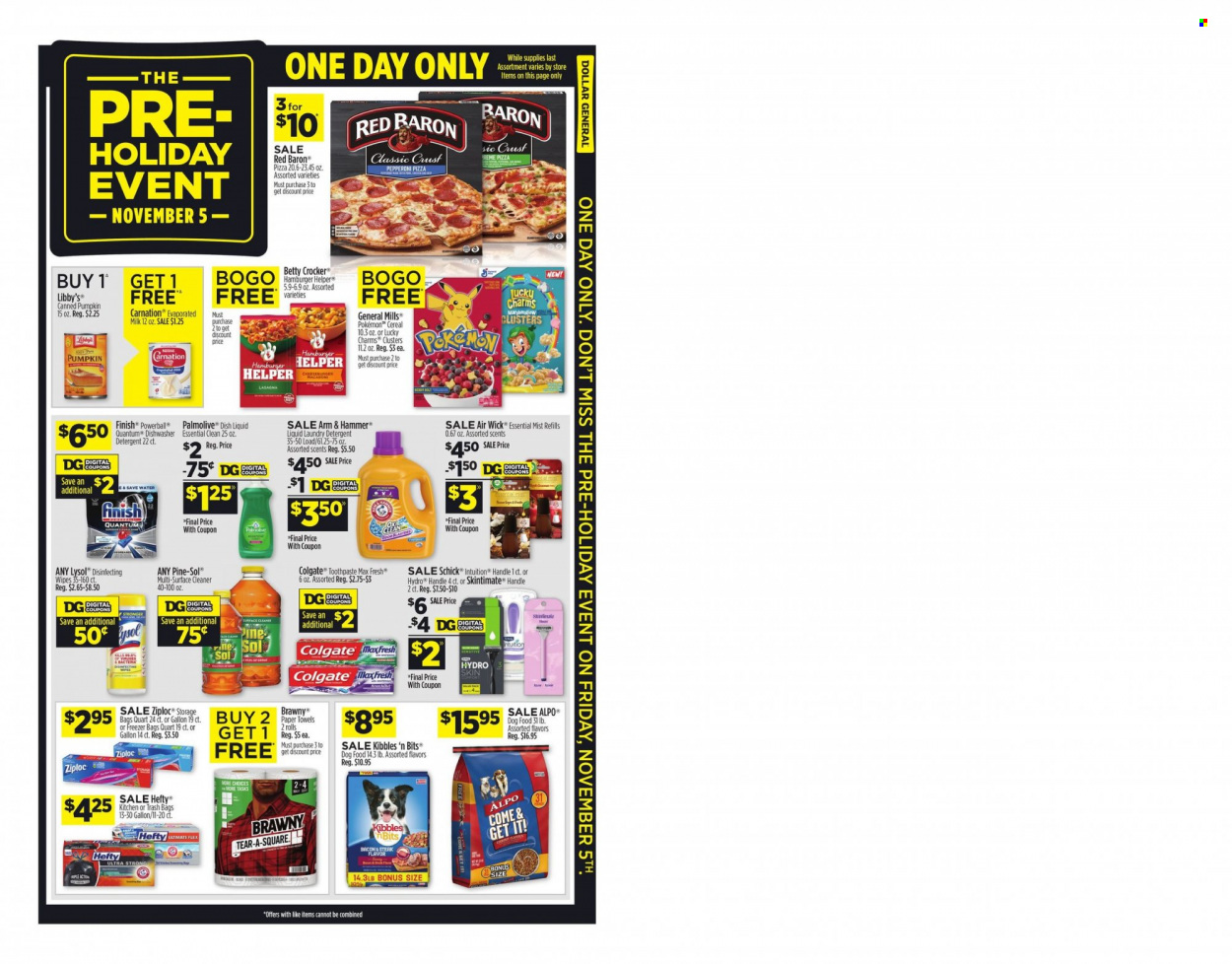 Dollar General ad - 10/31/2021 - 11/06/2021. Page 1