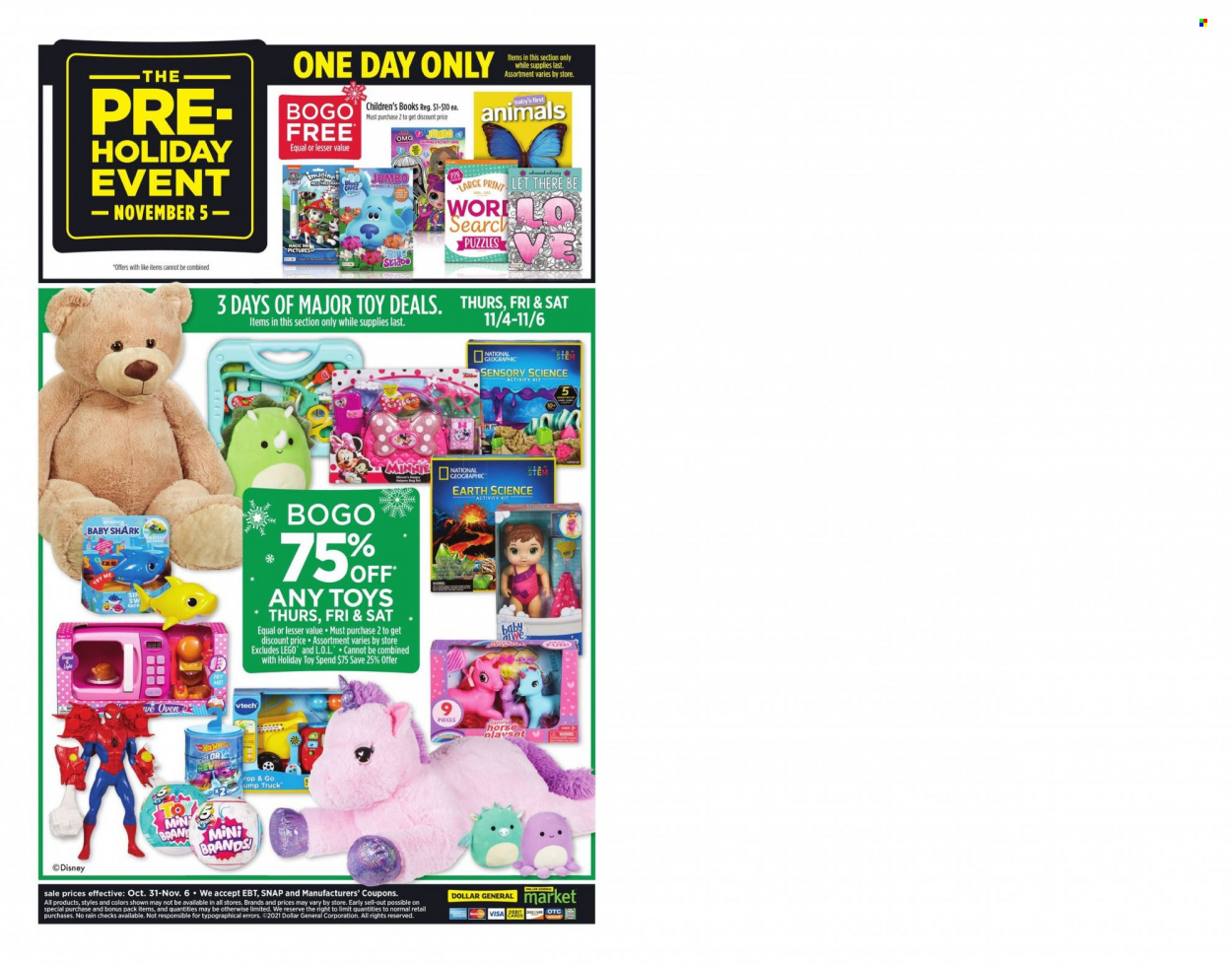 Dollar General ad - 10/31/2021 - 11/06/2021. Page 3