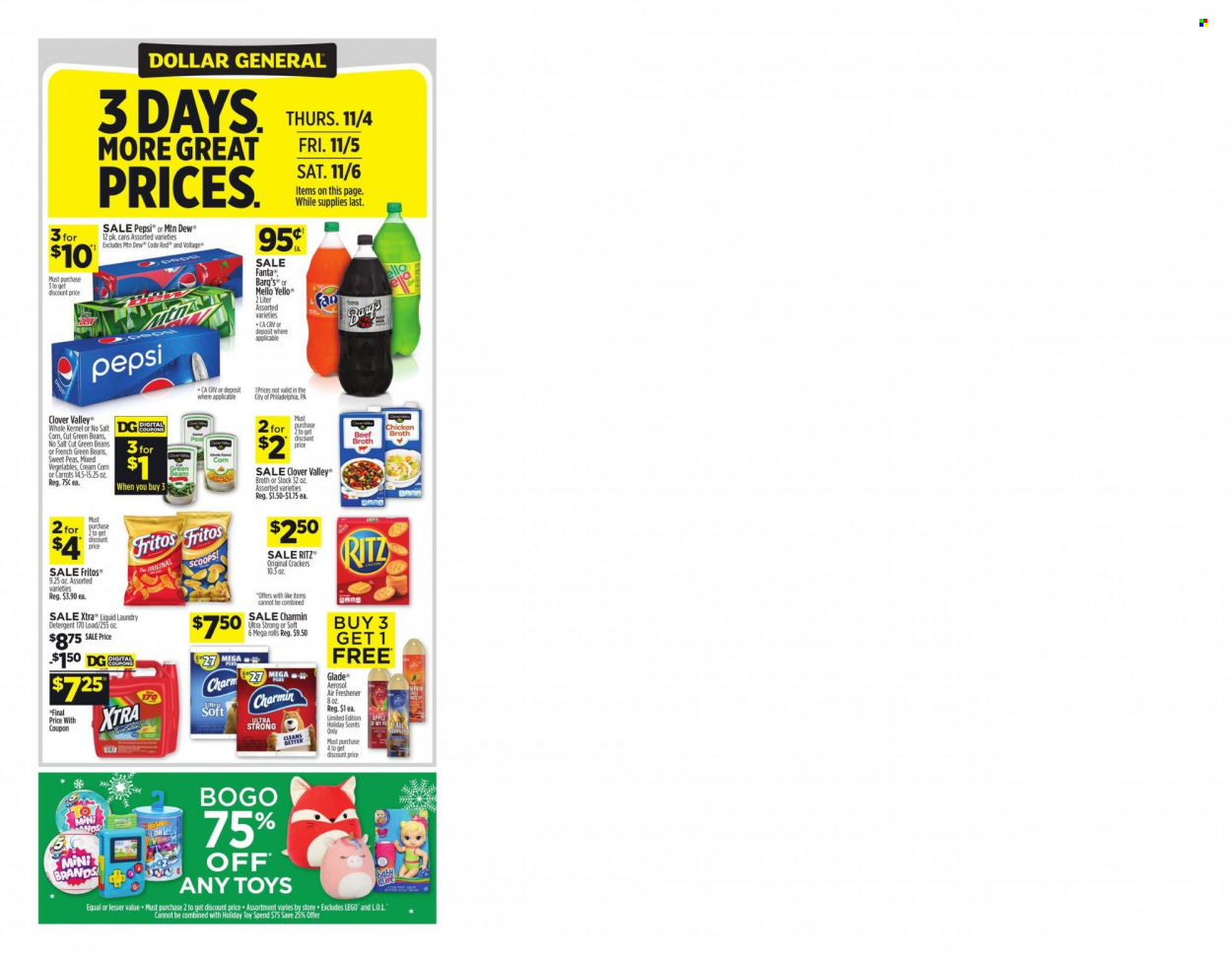 Dollar General ad - 10/31/2021 - 11/06/2021. Page 10