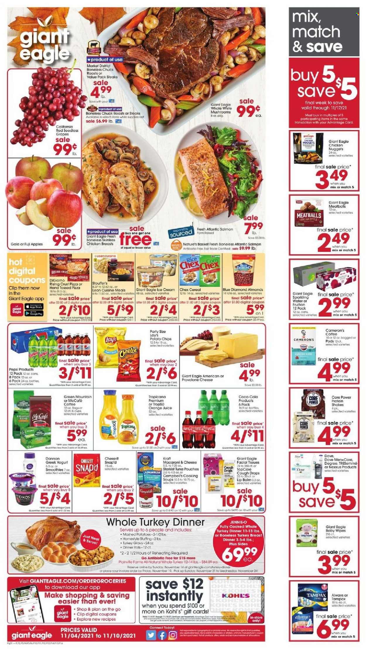 Giant Eagle ad - 11/04/2021 - 11/10/2021. Page 1