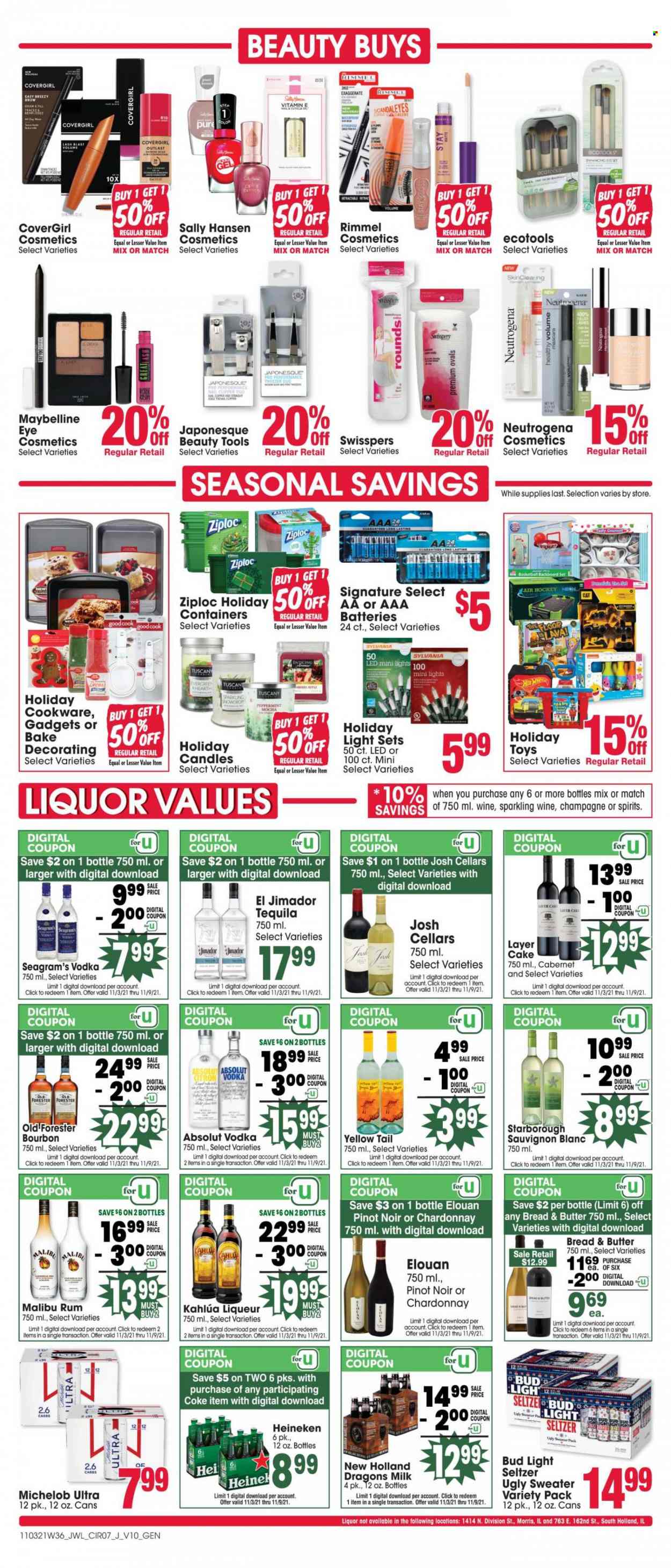 Jewel Osco ad - 11/03/2021 - 11/09/2021. Page 7