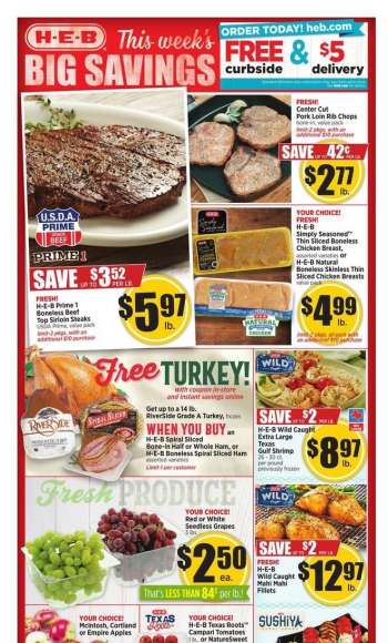 H-E-B Flyer - 11/03/2021 - 11/09/2021.