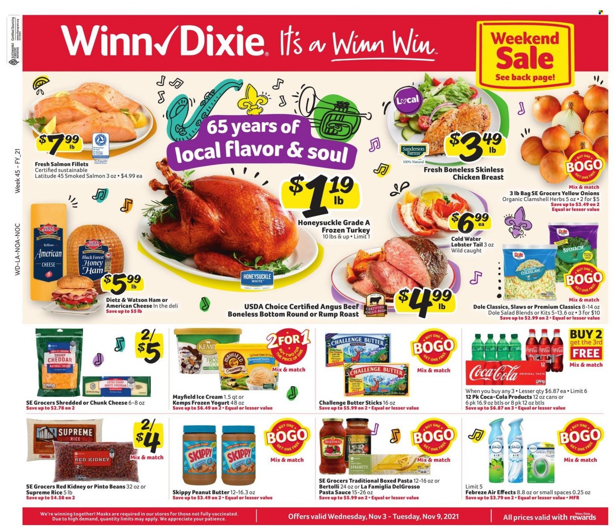 Winn Dixie ad - 11/03/2021 - 11/09/2021. Page 1