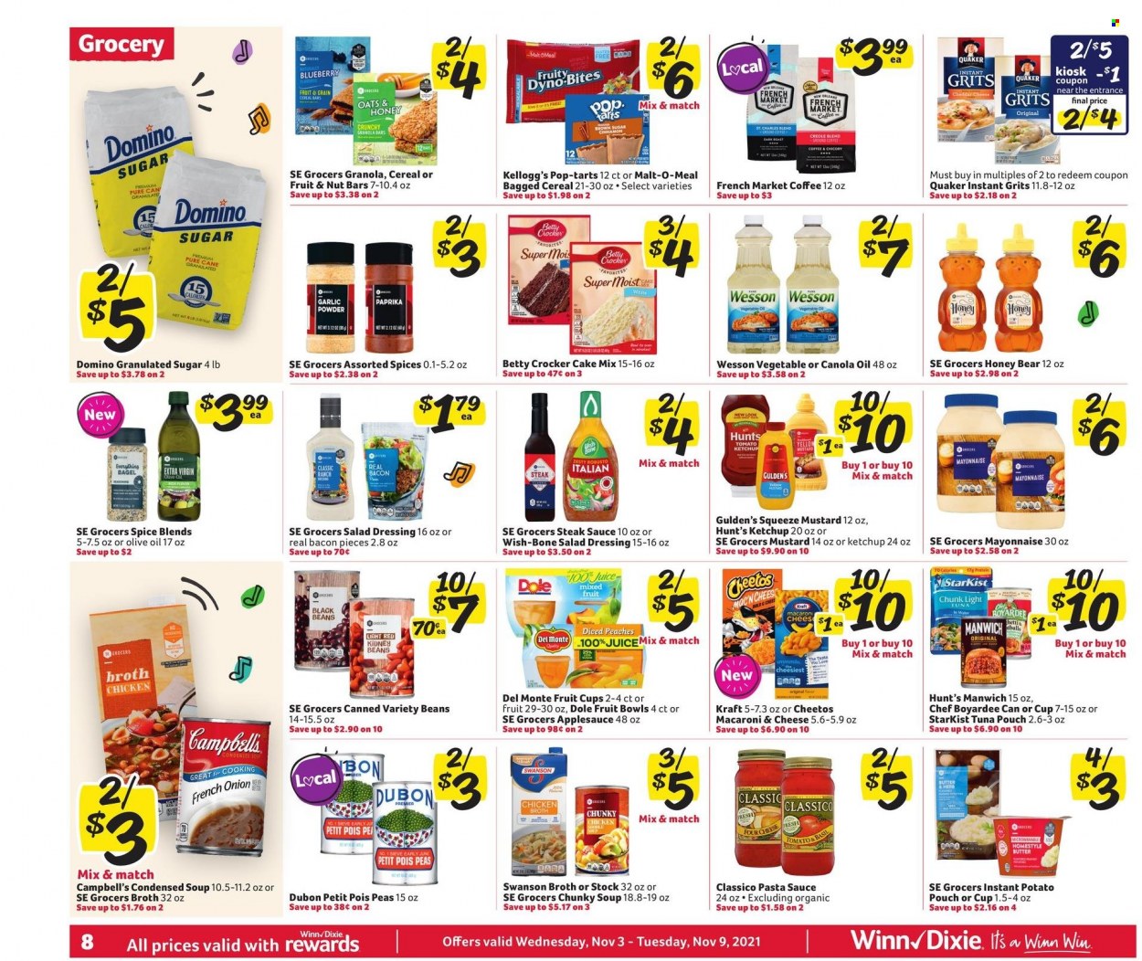 Winn Dixie ad - 11/03/2021 - 11/09/2021. Page 12