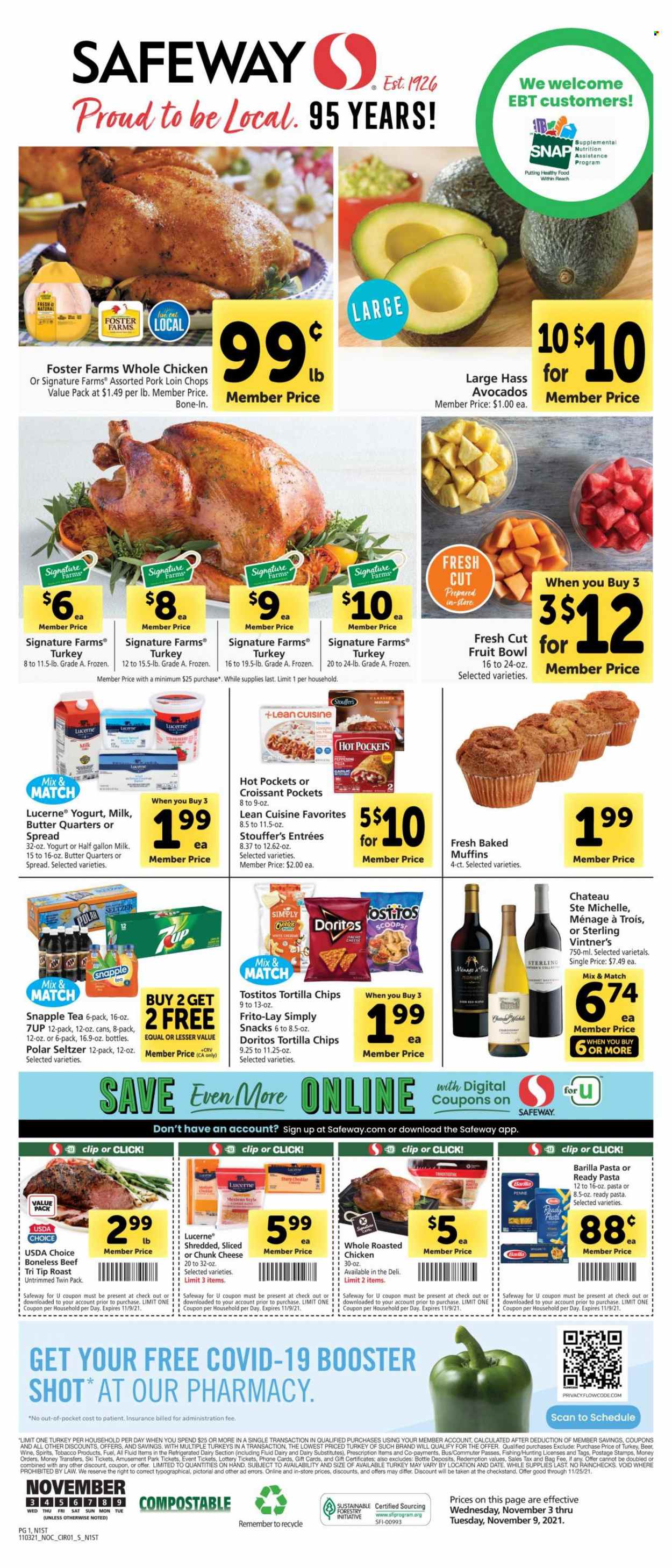 Safeway ad - 11/03/2021 - 11/09/2021. Page 1