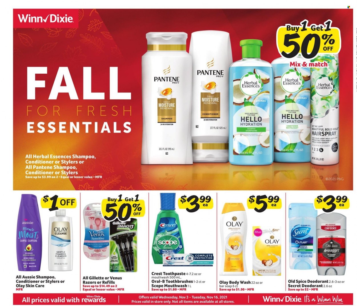 Winn Dixie ad - 11/03/2021 - 11/16/2021. Page 1