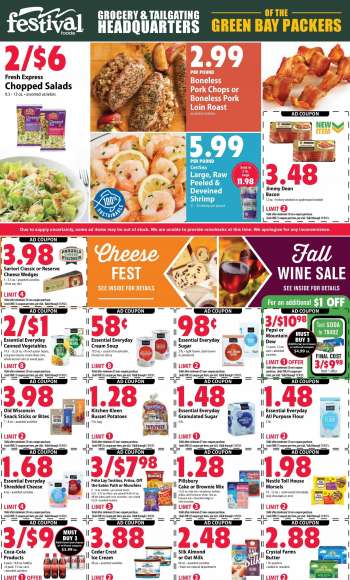 Festival Foods Flyer - 11/03/2021 - 11/09/2021.