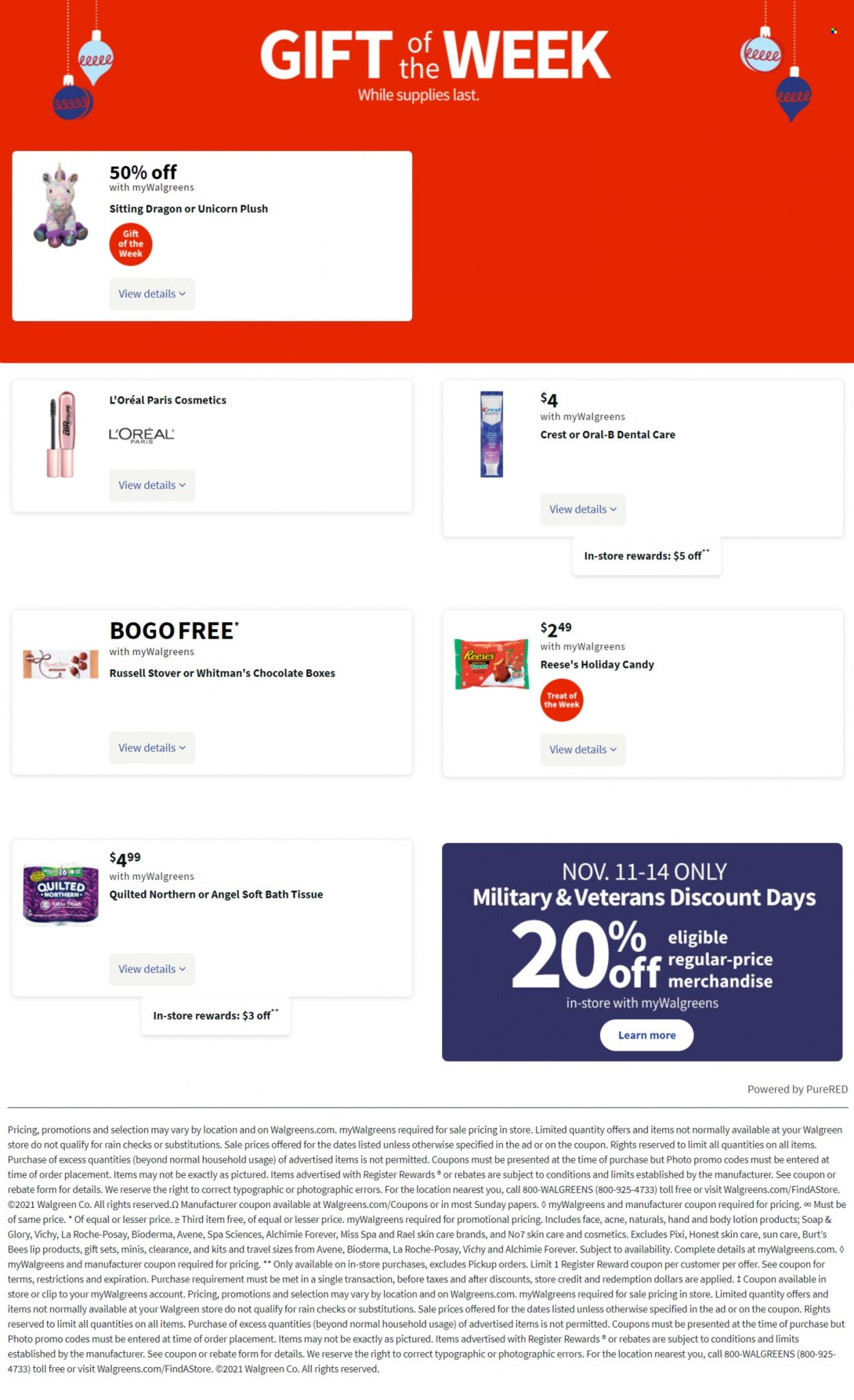 Walgreens ad - 11/07/2021 - 11/13/2021. Page 2