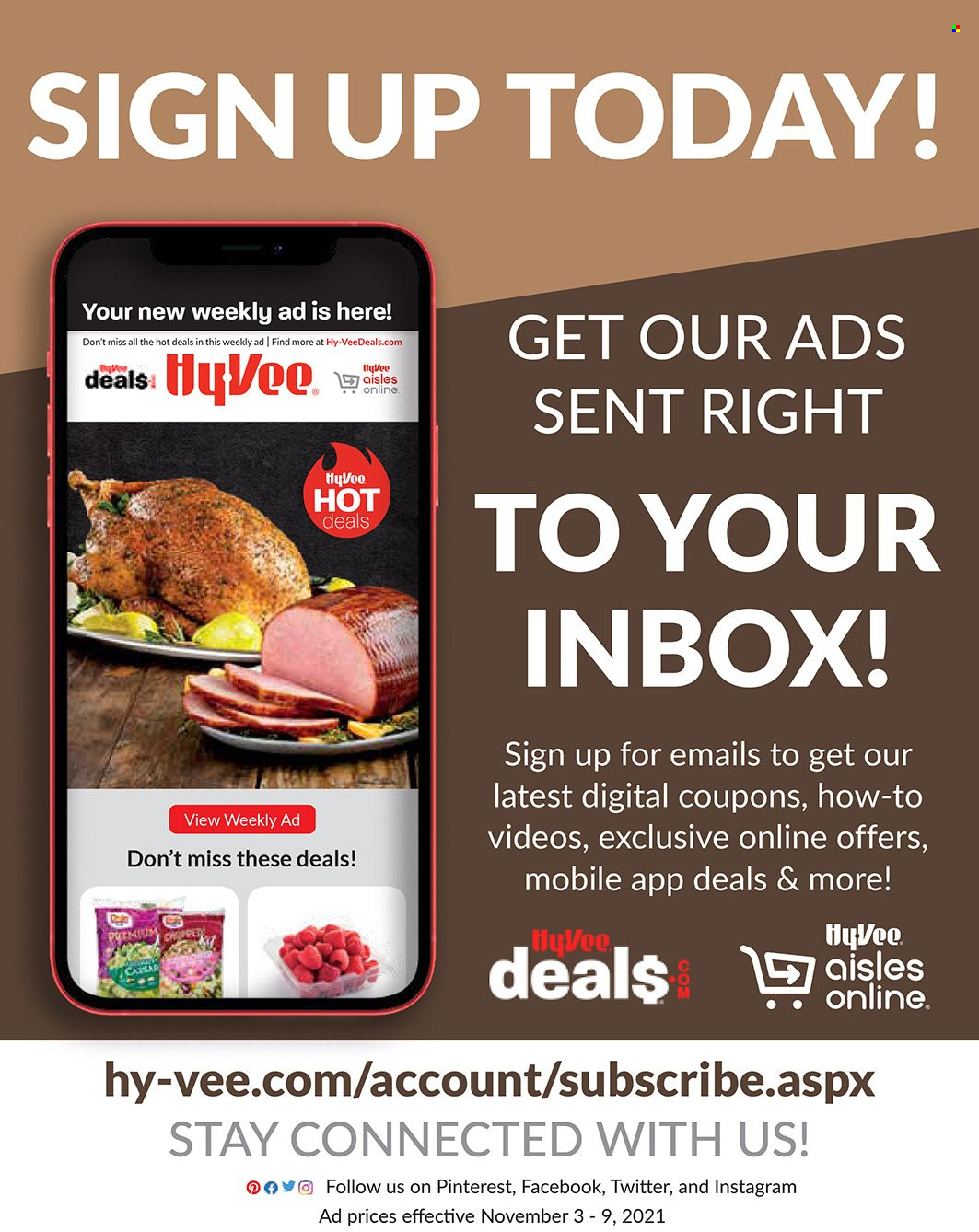 Hy-Vee ad - 11/03/2021 - 11/09/2021. Page 32