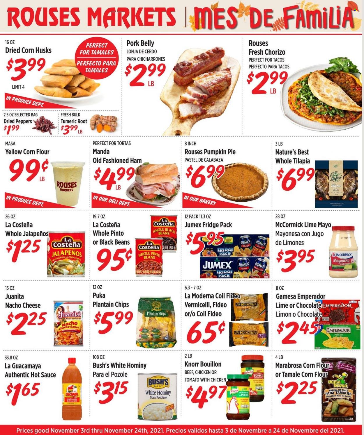 Rouses Markets ad - 11/03/2021 - 11/24/2021. Page 1