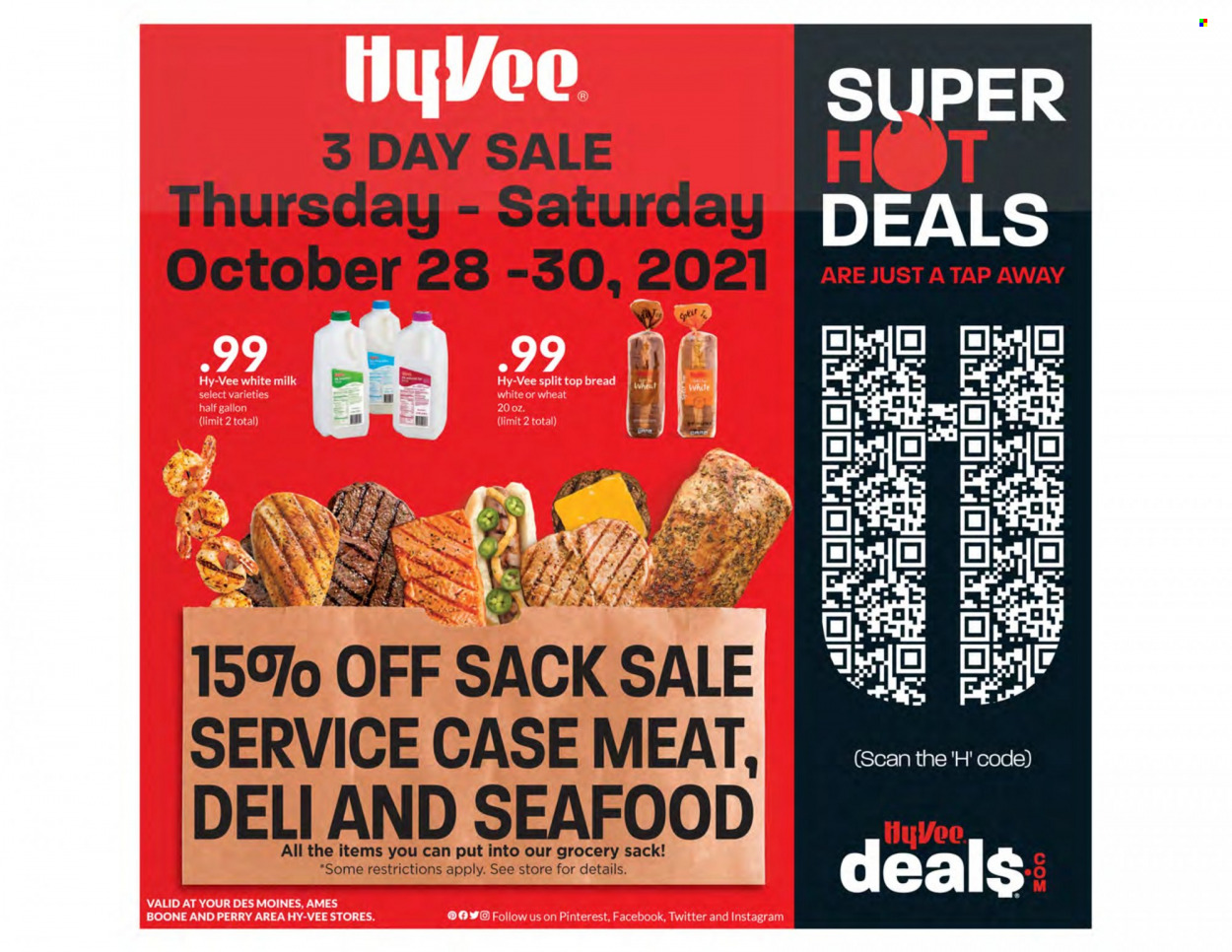 Hy-Vee ad - 10/27/2021 - 11/23/2021. Page 1