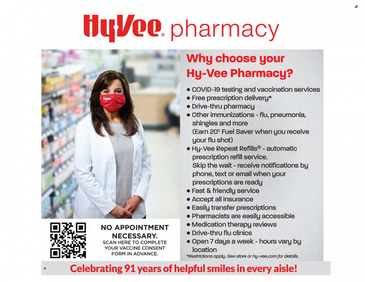 Hy-Vee ad - 10/27/2021 - 11/23/2021. Page 4