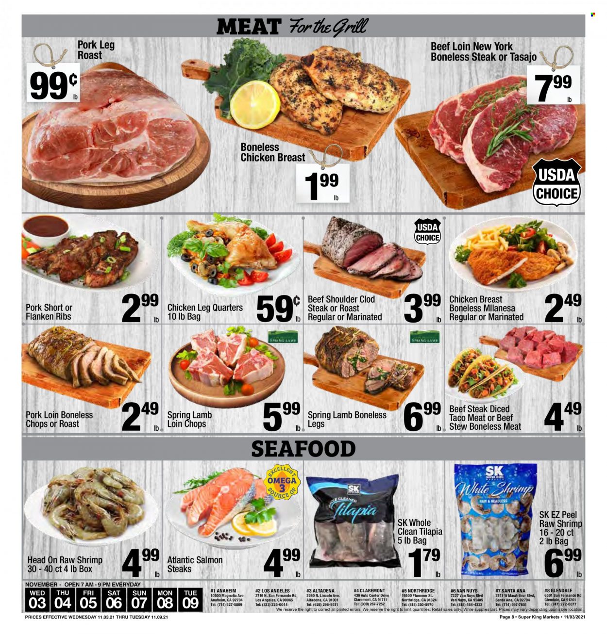 Super King Markets ad - 11/03/2021 - 11/09/2021. Page 8